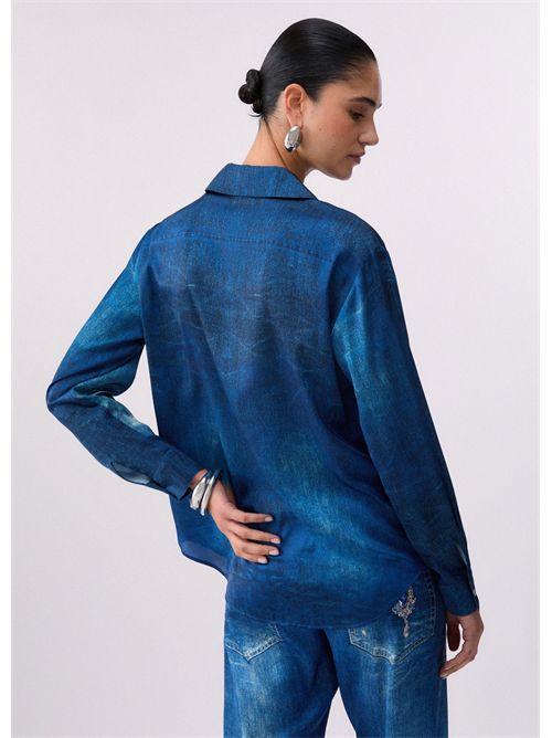 Camicia con stampa digitale LIU JO | UA6343T5958/79045